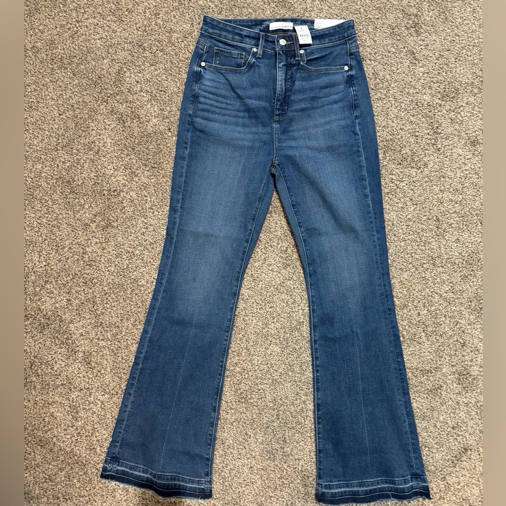 LOFT The Slim Flare High Rise Jeans size 26/2